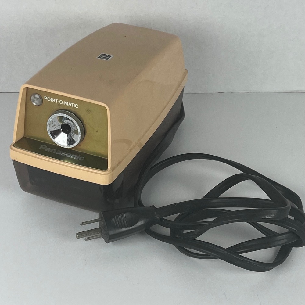 Vintage Panasonic Electric Pencil Sharpener KP-33 Point O Matic Works‎